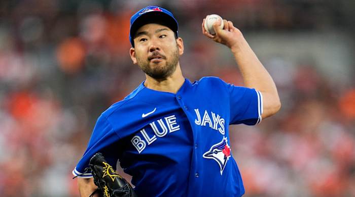 Blue Jays pitcher Yusei Kikuchi
